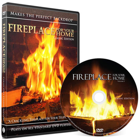 HURRY GET YOUR ★FREE★ CLASSIC FIREPLACE DVD (JUST PAY SHIPPING & HANDLING)