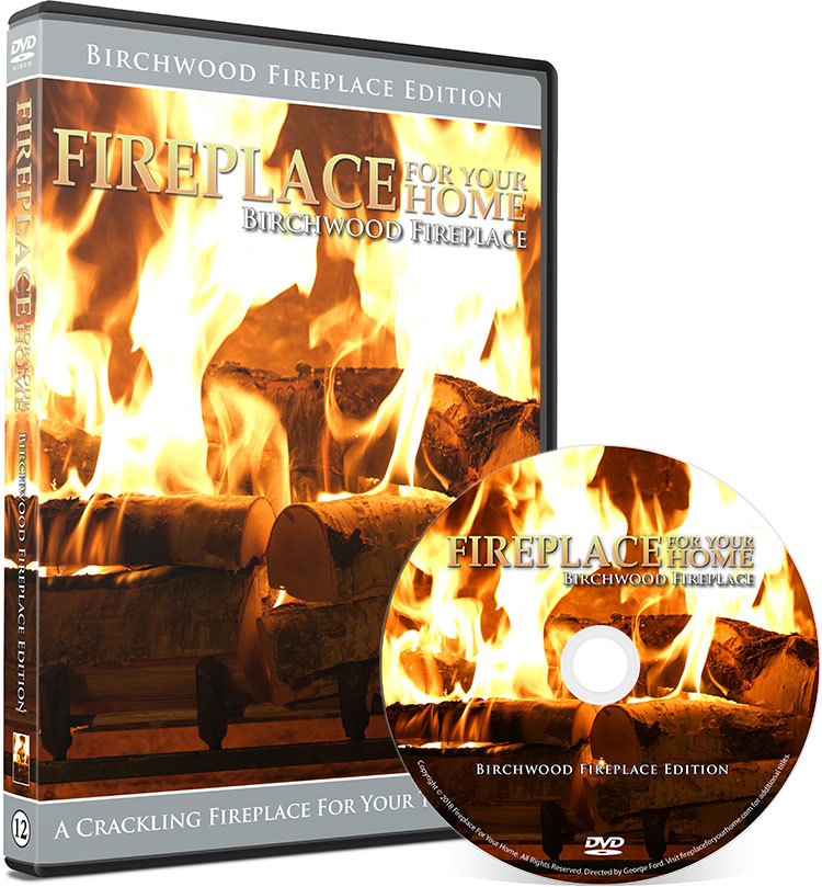 Fireplace For Your Home: Birchwood Edition DVD Disc #12 - Fireplace For Your Home