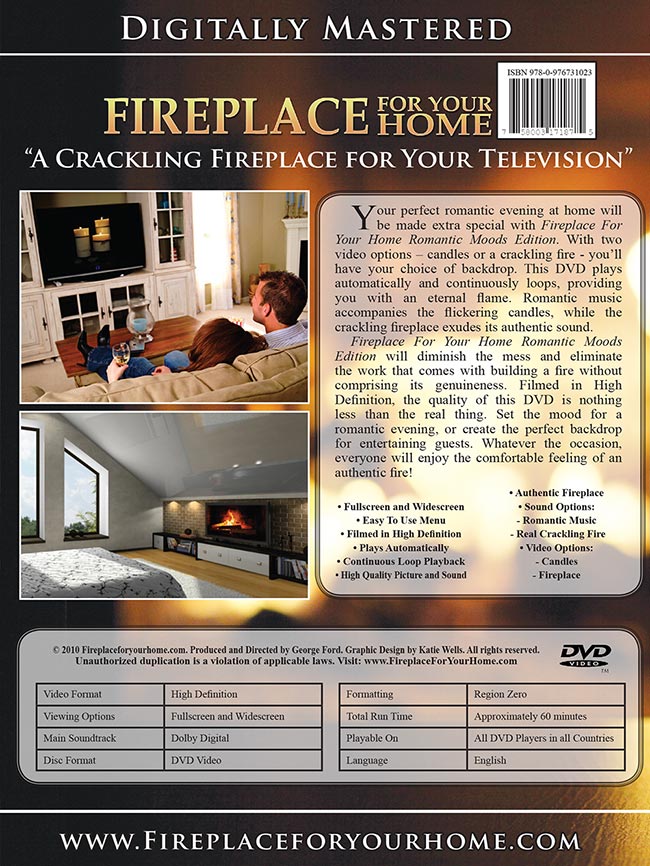 Fireplace For Your Home: Romantic Moods DVD Disc #3 - Fireplace For Your Home