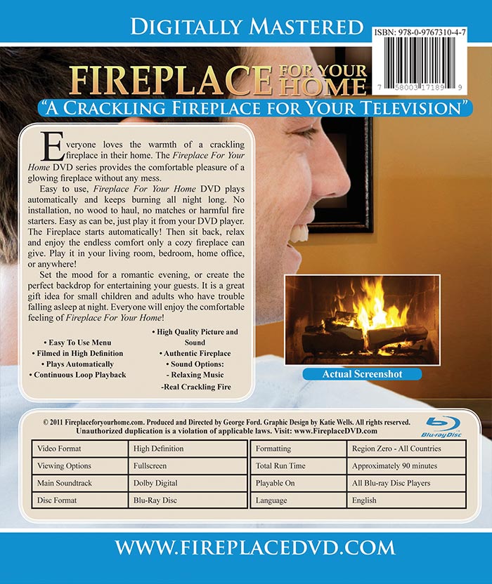 Fireplace For Your Home: Classic Edition Blu-ray Disc #5 - Fireplace For Your Home
