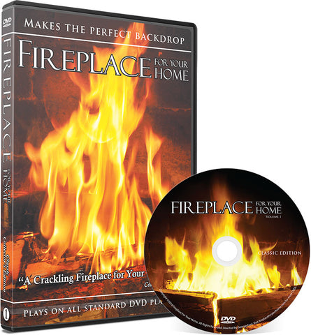 Fireplace For Your Home: Classic Edition DVD #1 - Our Best Seller!