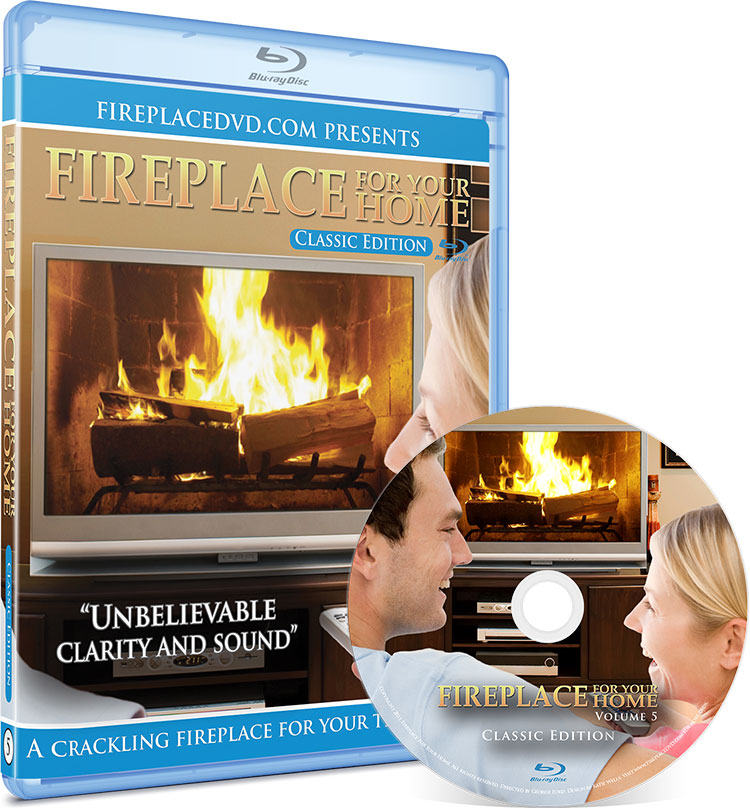 Fireplace For Your Home: Classic Edition Blu-ray Disc #5 - Fireplace For Your Home